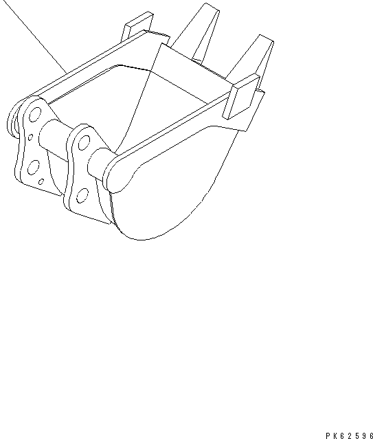 Ковш 21S-926-2110 KOMATSU