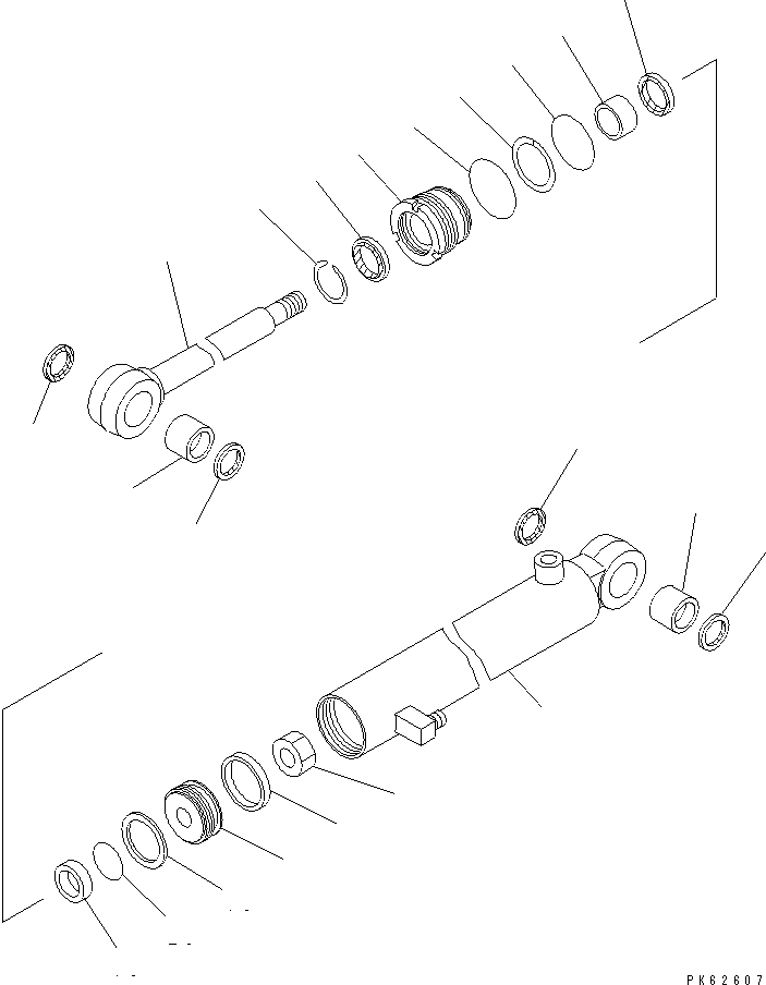 CYLINDER ASS'Y,ARM 21S-63-07120 KOMATSU