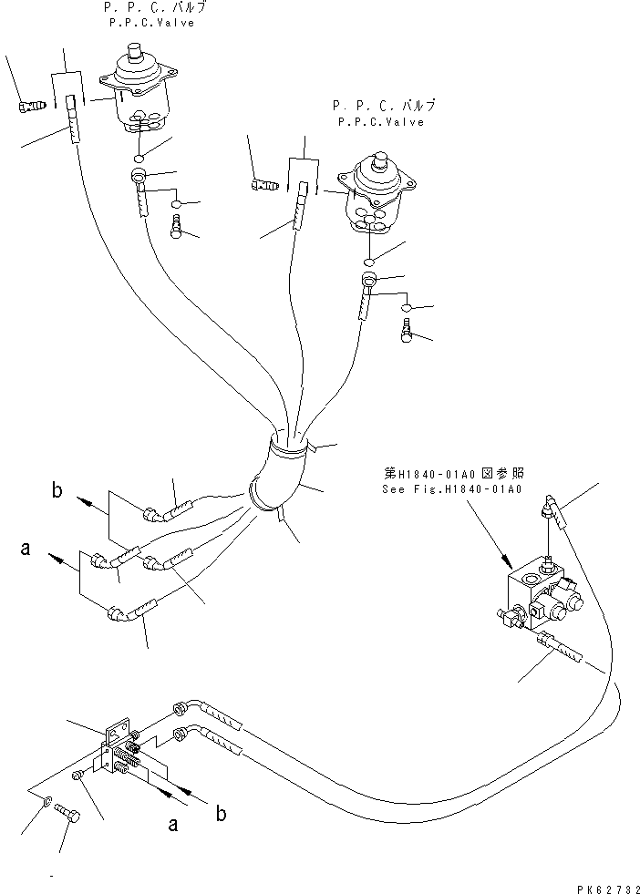 Шланг 20P-62-74145 KOMATSU