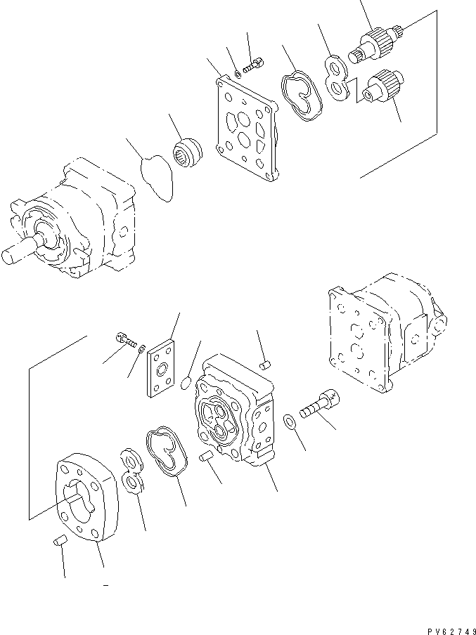 PUMP ASS'Y (SBR10) 705-41-04100 KOMATSU