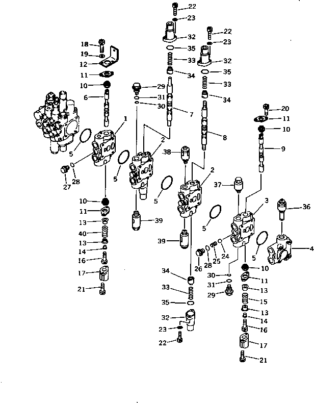 Клапан в сборе (709-37-13201) KOMATSU