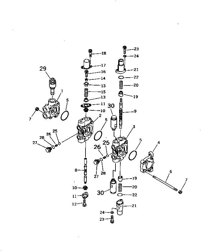Клапан в сборе 709-32-14501 KOMATSU