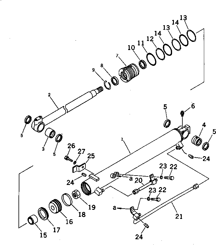 Головка цилиндров 707-29-80070 KOMATSU