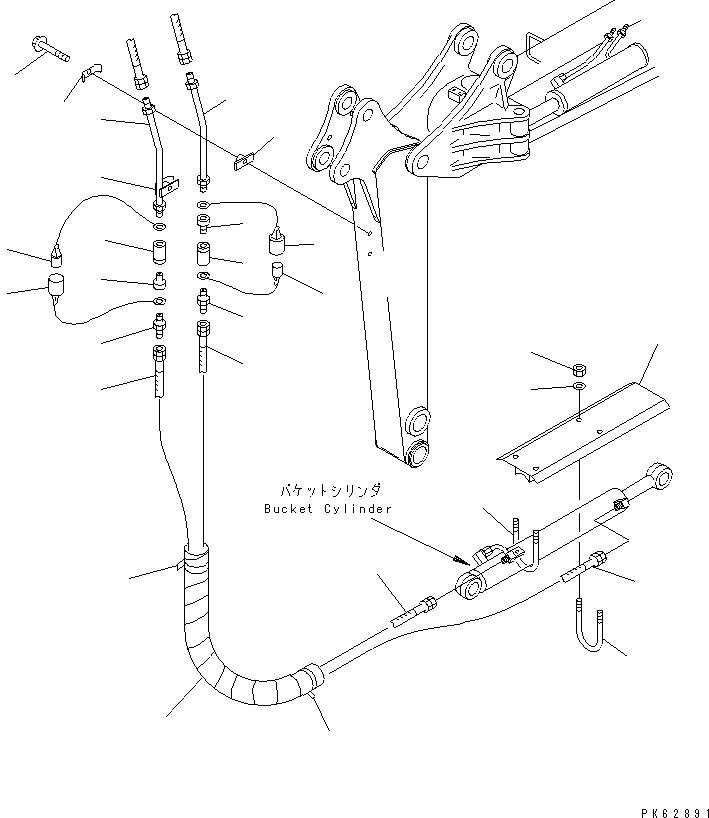 Шланг 21U-70-26940 KOMATSU