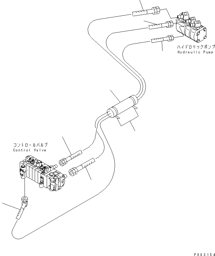 Шланг 20M-62-82240 KOMATSU
