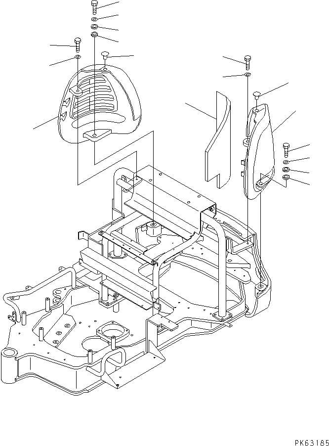 PROTECTOR,R.H. 20M-46-82137 KOMATSU
