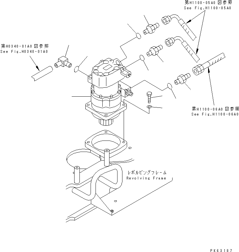 MOTOR ASS'Y,SWING 20M-60-83001 KOMATSU