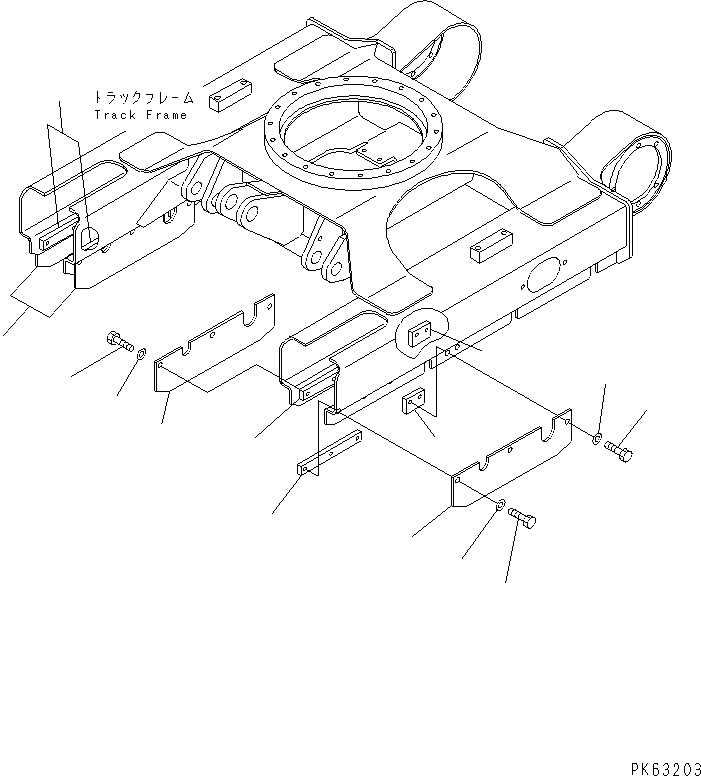 Ограждение 20M-30-81410 KOMATSU