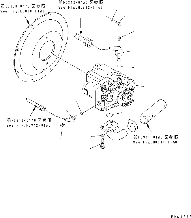 GEAR PUMP ASS'Y (705-49-01041) KOMATSU