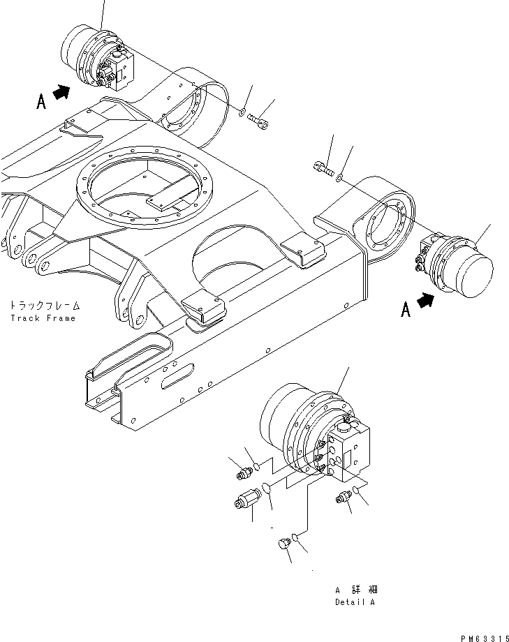 Электродвигатель 20N-60-82500 KOMATSU