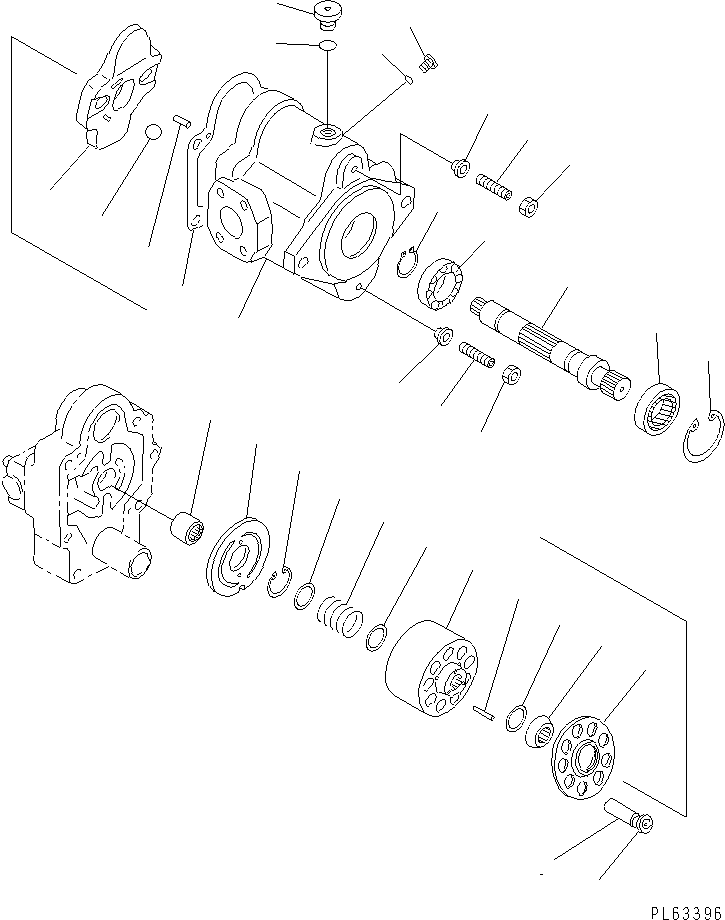 Гайка FUNH-A-8 KOMATSU