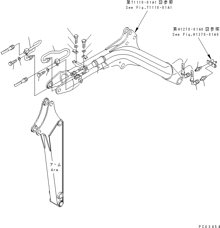Шланг 20W-973-3410 KOMATSU