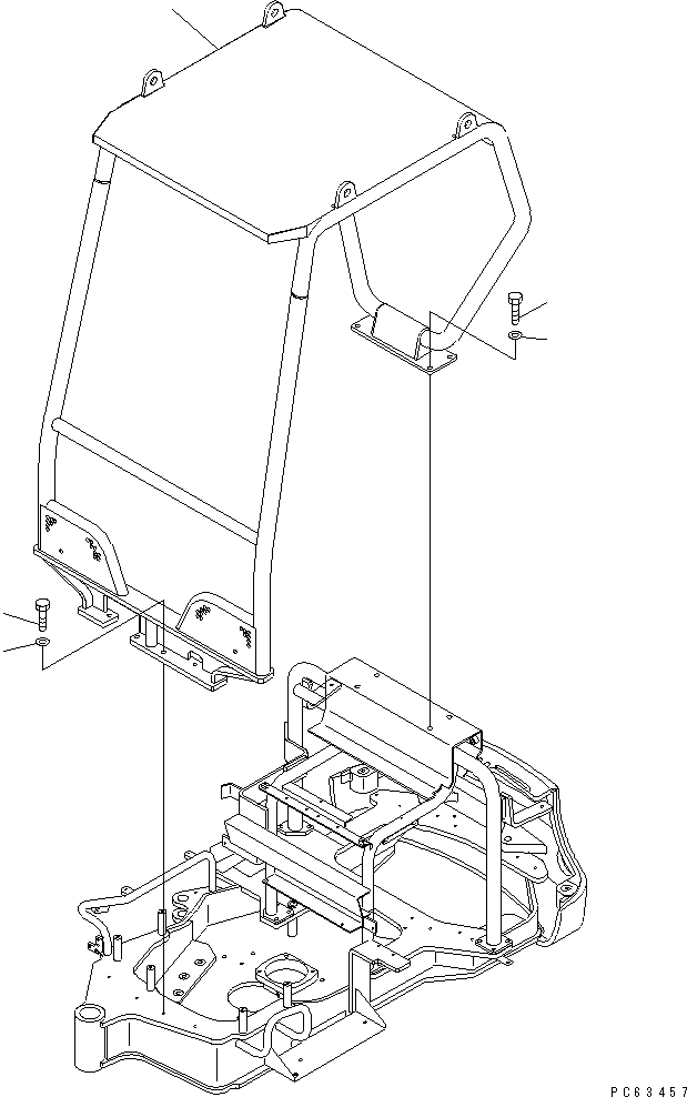 CANOPY 20M-54-83112 KOMATSU