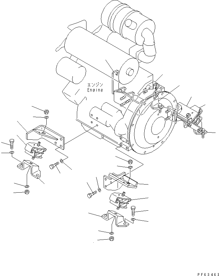 Кронштейн 20P-979-8280 KOMATSU
