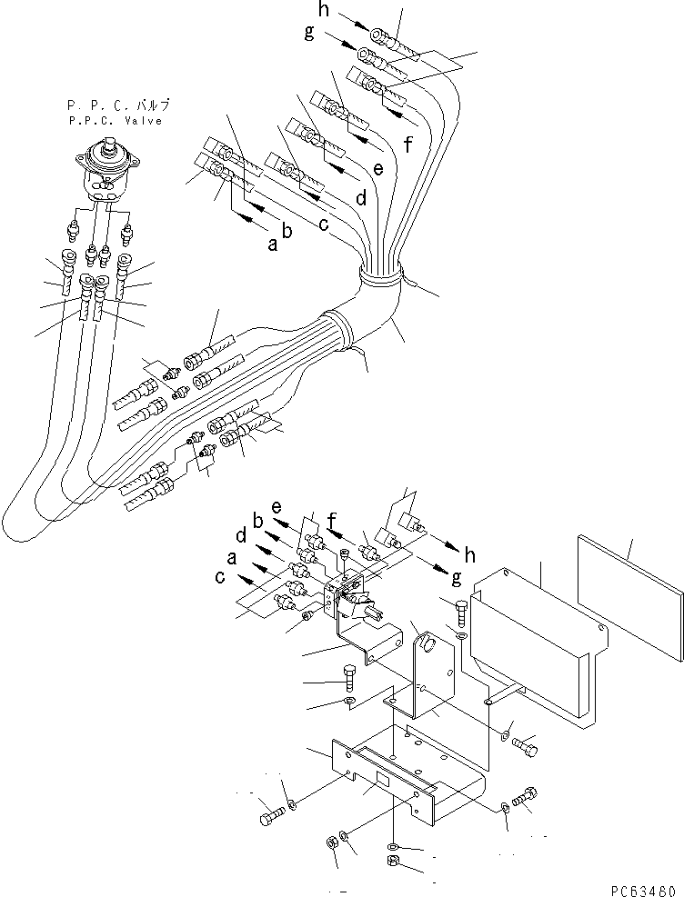Шланг 20M-916-8121 KOMATSU