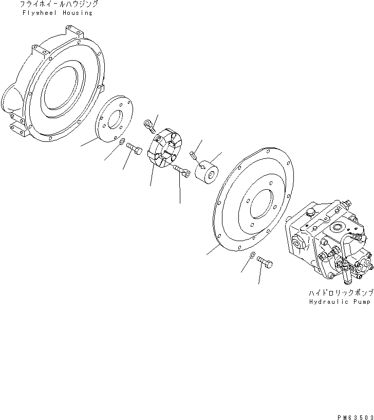 Крышка 20P-01-81221 KOMATSU