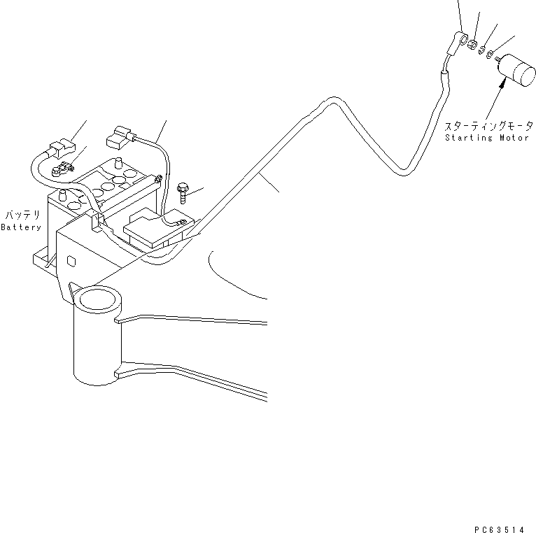 Кабель 20P-06-81122 KOMATSU