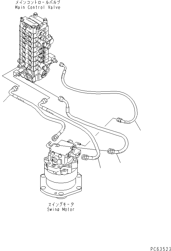 Шланг 20P-62-82490 KOMATSU