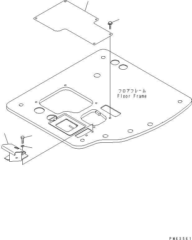 REST,FOOT 20P-54-81741 KOMATSU