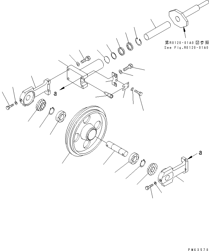 Опора 20P-30-81630 KOMATSU