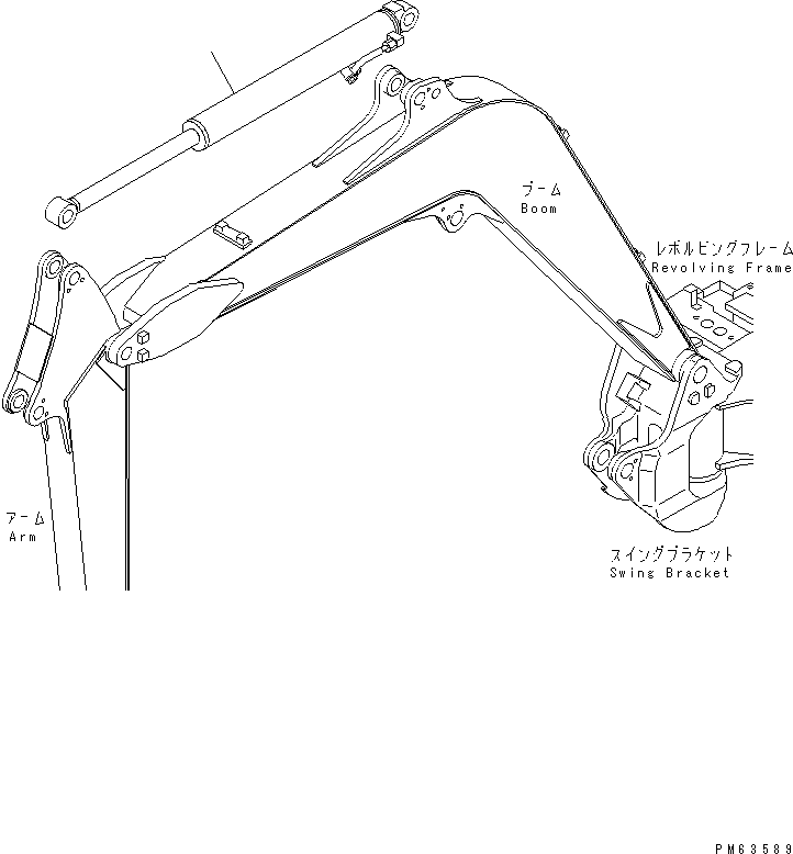 CYLINDER GROUP,ARM (20P-63-X2522) KOMATSU