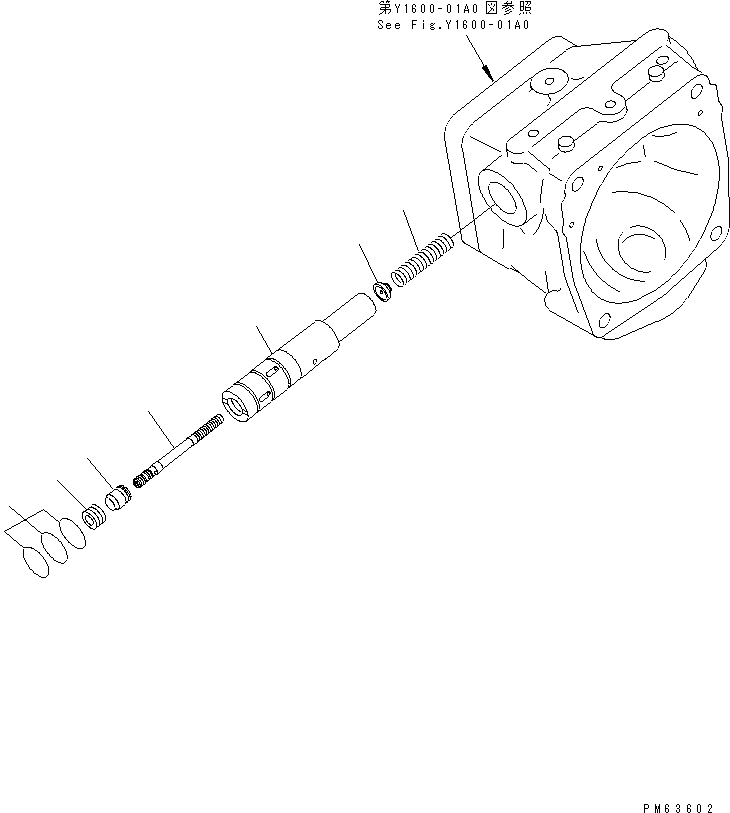 VALVE ASS'Y,PC 708-1S-03513 KOMATSU