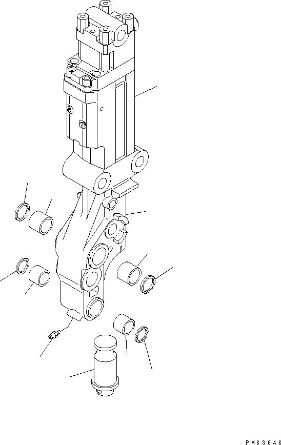 BREAKER ASS'Y 20P-970-8202 KOMATSU