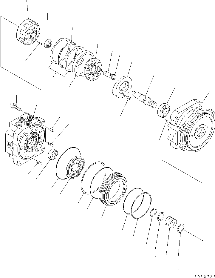 SWING MOTOR ASS'Y (20C-60-32101) KOMATSU