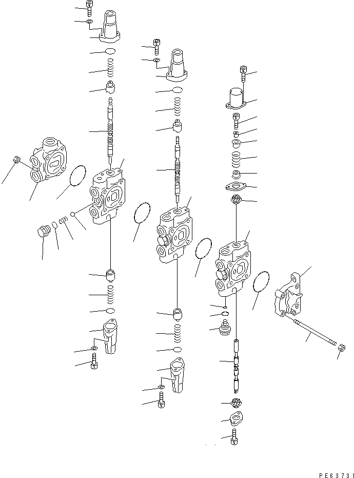 Клапан в сборе 709-33-00141 KOMATSU