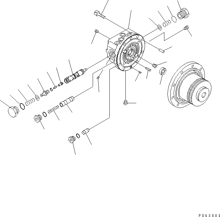 пробка (\7\20P-60-71350) KOMATSU