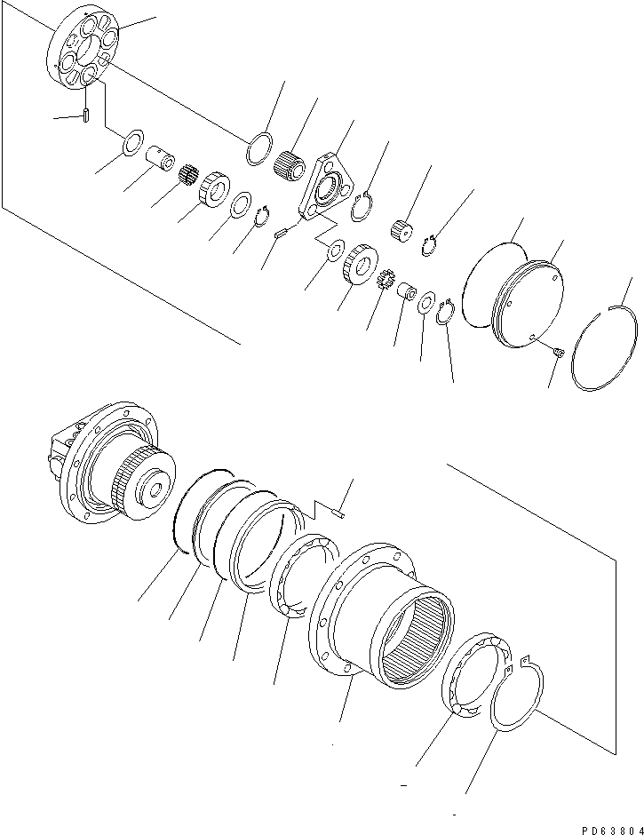 пружинный штифт (\7\04025-00420) KOMATSU