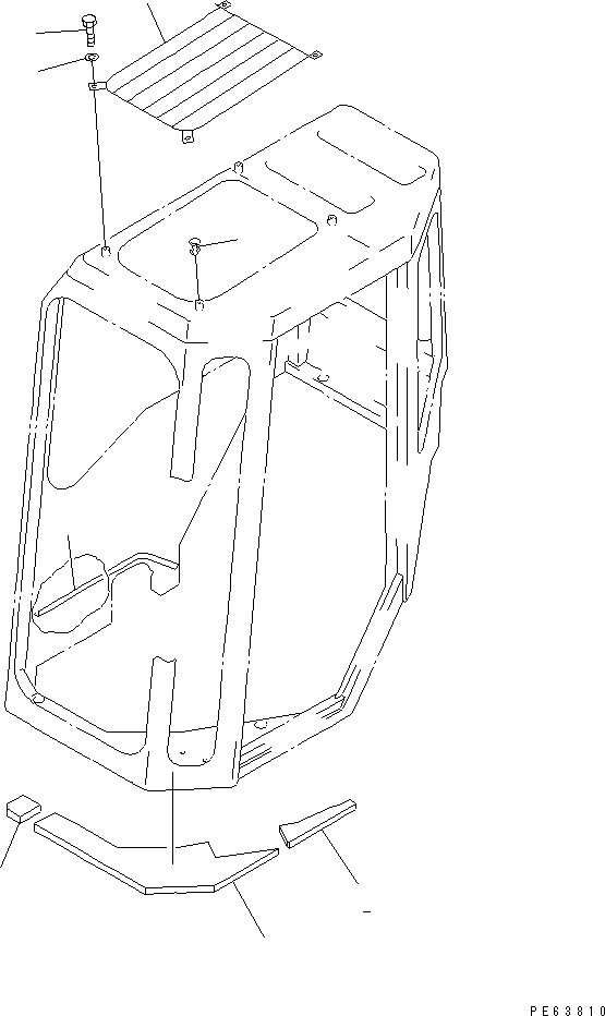 Зажим 21U-54-27360 KOMATSU