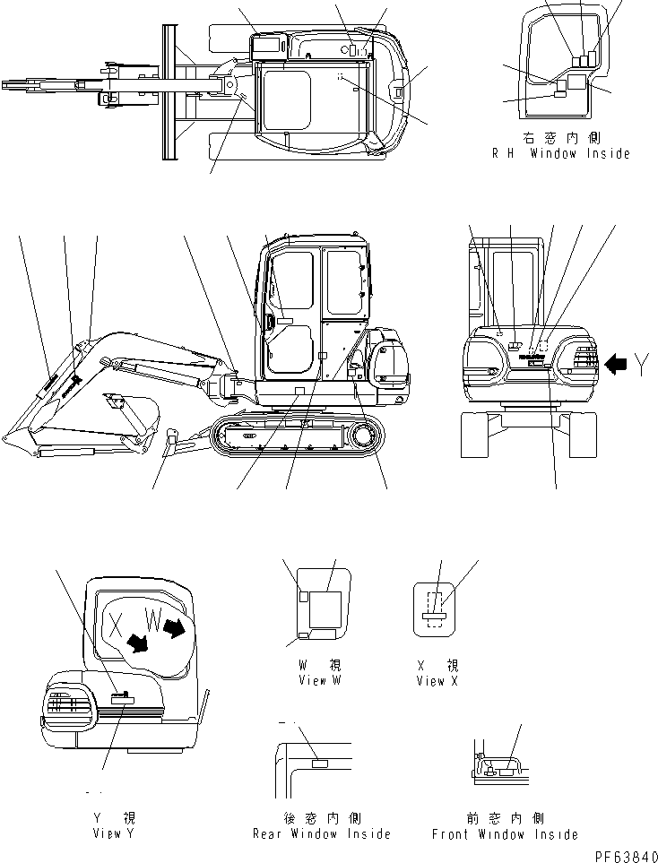 PLATE¤ OPERATING,PATTERN 20N-98-71515 KOMATSU