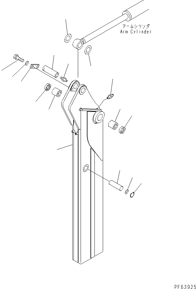 ARM ASS'Y,1ST 20P-70-85100 KOMATSU