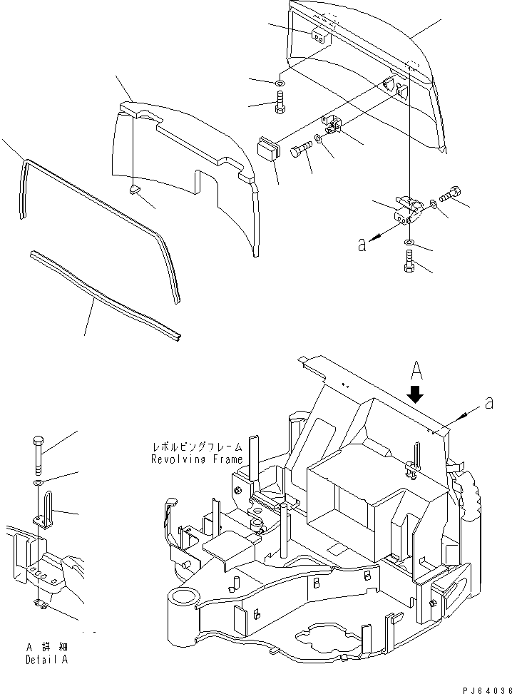 HOOD ASS'Y 22L-54-11101 KOMATSU