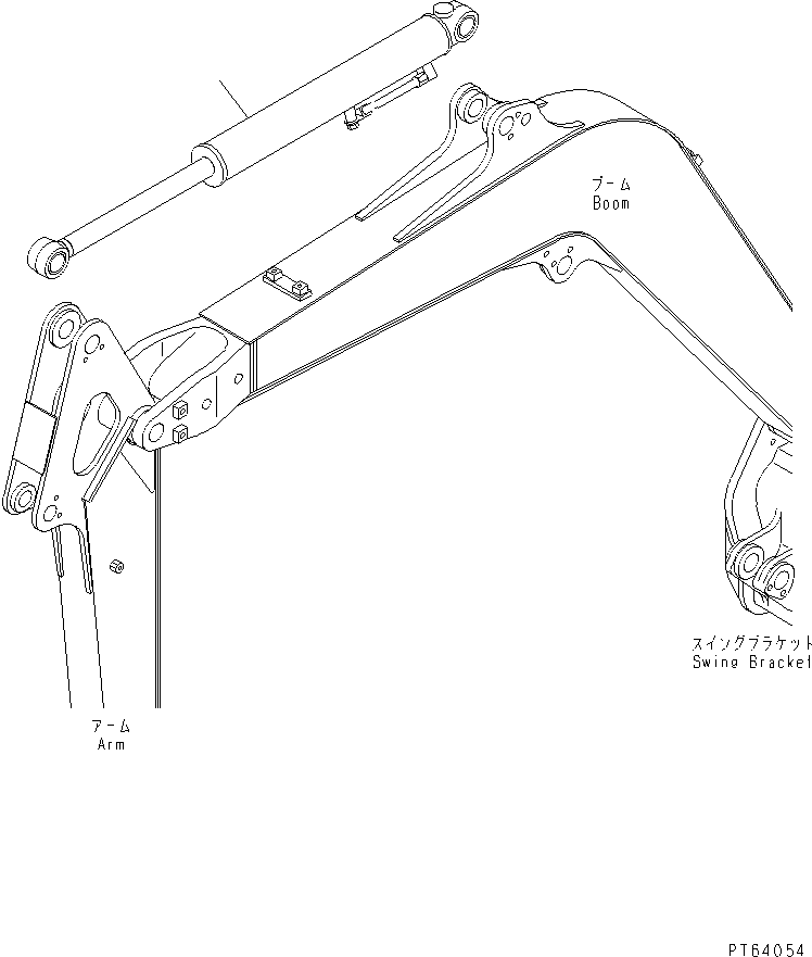 CYLINDER GROUP,ARM (707-00-75342) KOMATSU