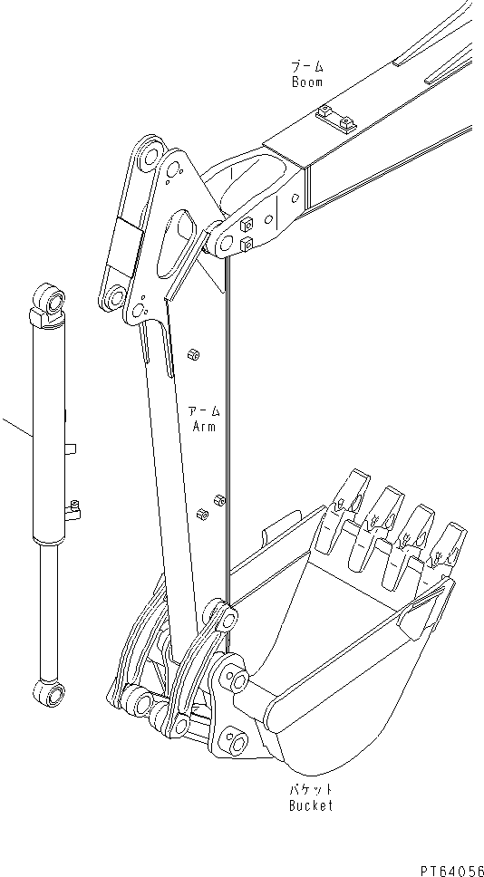 Группа цилиндра (707-00-XC950) KOMATSU