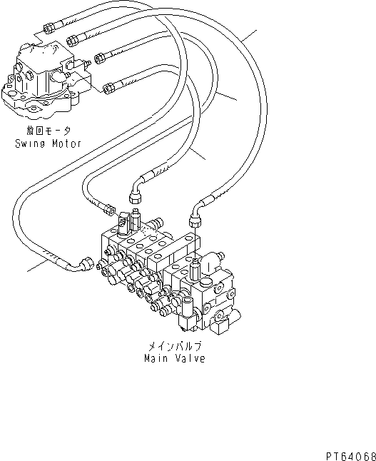 HOSE, 700MM 22L-62-12244 KOMATSU