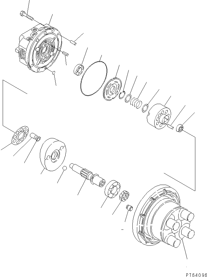SEAL KIT,MOTOR FUMHS-1B-14336 KOMATSU