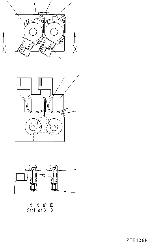 Электромагнит UC1100536972 KOMATSU