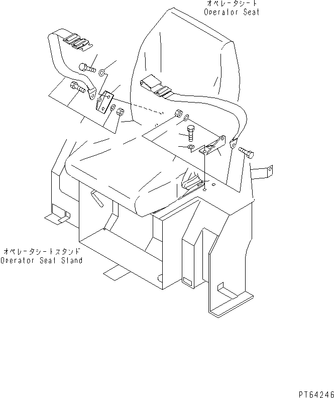 Пластина 22F-57-11110 KOMATSU