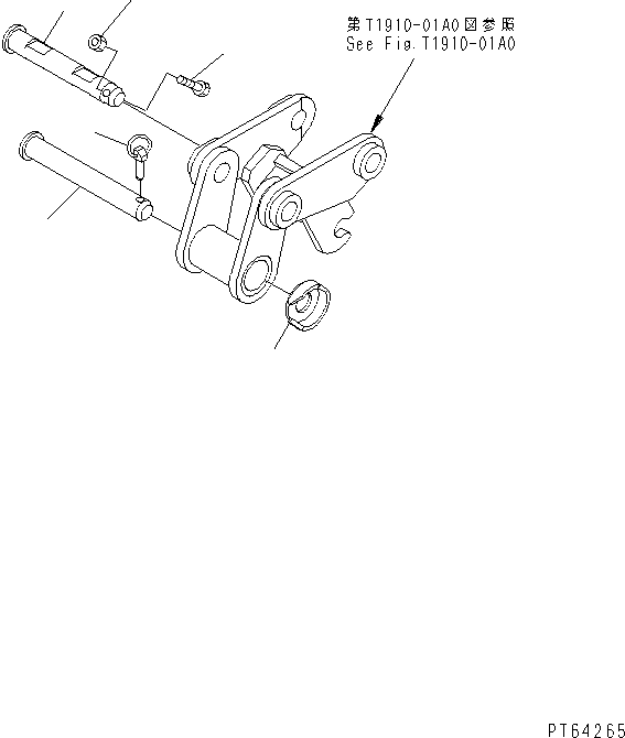 Палец 21U-70-33832 KOMATSU