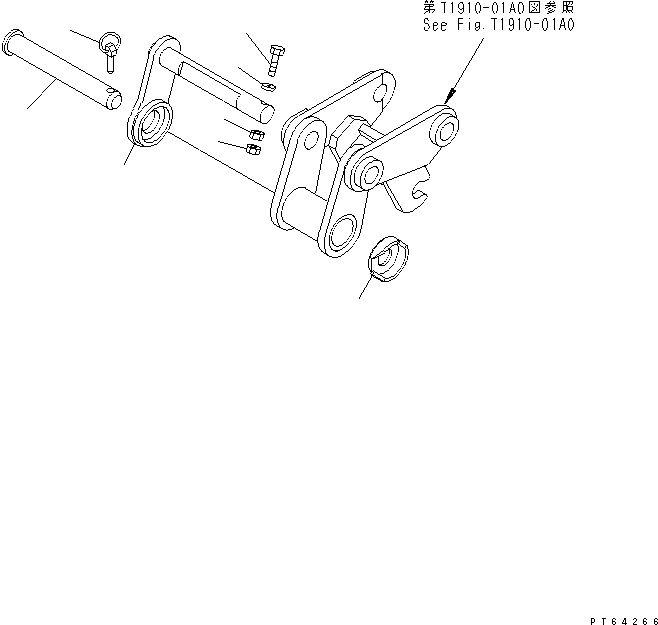 Палец 21U-70-33460 KOMATSU