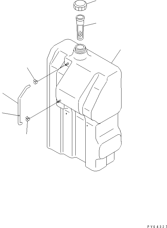 Указатель 21U-04-32121 KOMATSU