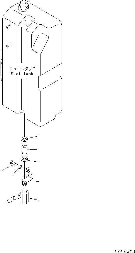 Кронштейн 20C-04-31142 KOMATSU