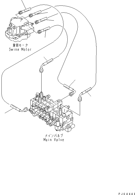 Шланг 22L-62-15240 KOMATSU