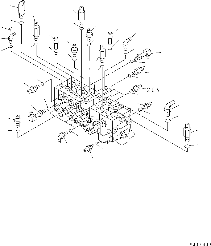 Ниппель 22L-62-12420 KOMATSU