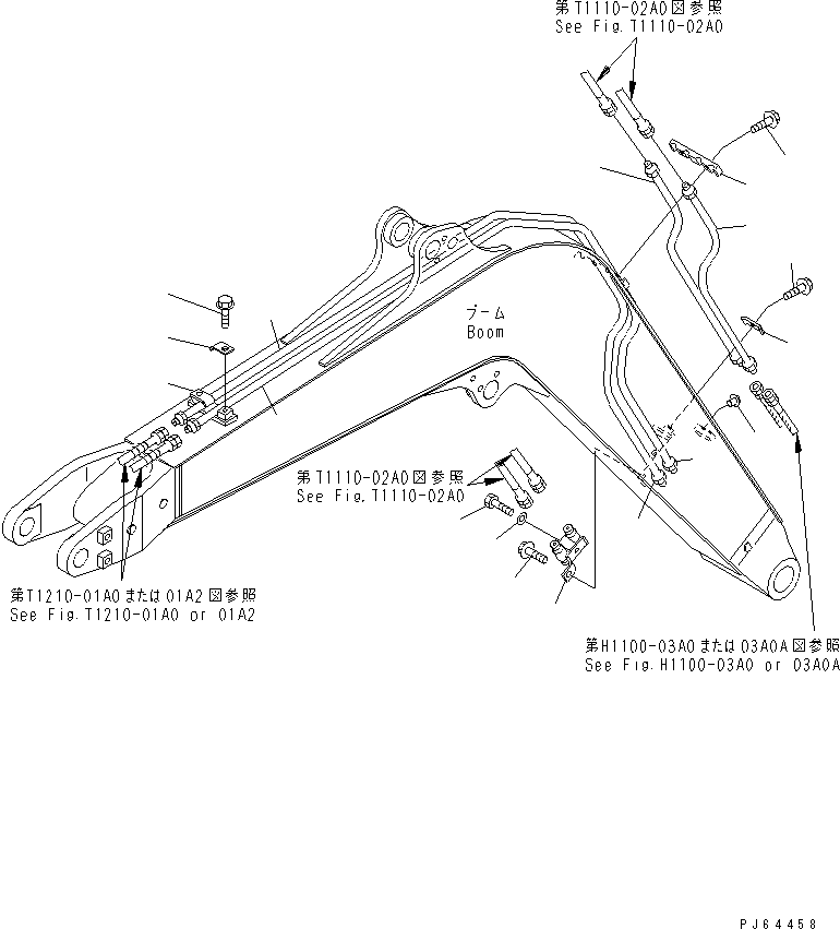 Трубка 22L-62-13262 KOMATSU