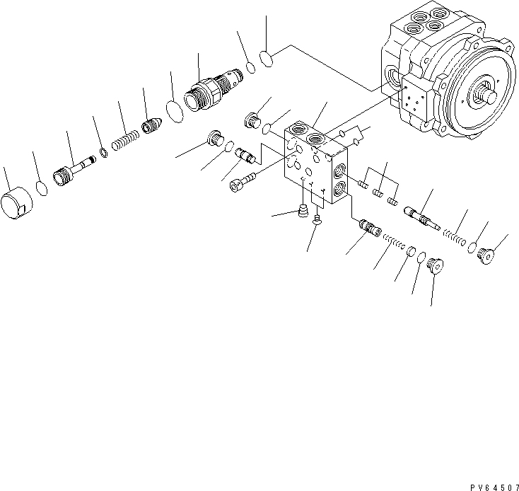 SERVICE KIT,RELIEF VALVE FUGCS-1-5854 KOMATSU