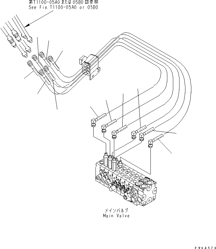 Шланг 22K-62-12413 KOMATSU